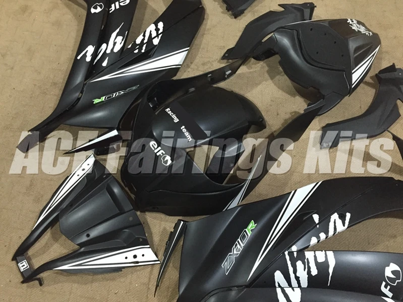 В наличии! Новый ABS Обтекатели комплект подходит для kawasaki Ninja ZX-10R ZX10R 2011 2012 2013 2014 2015