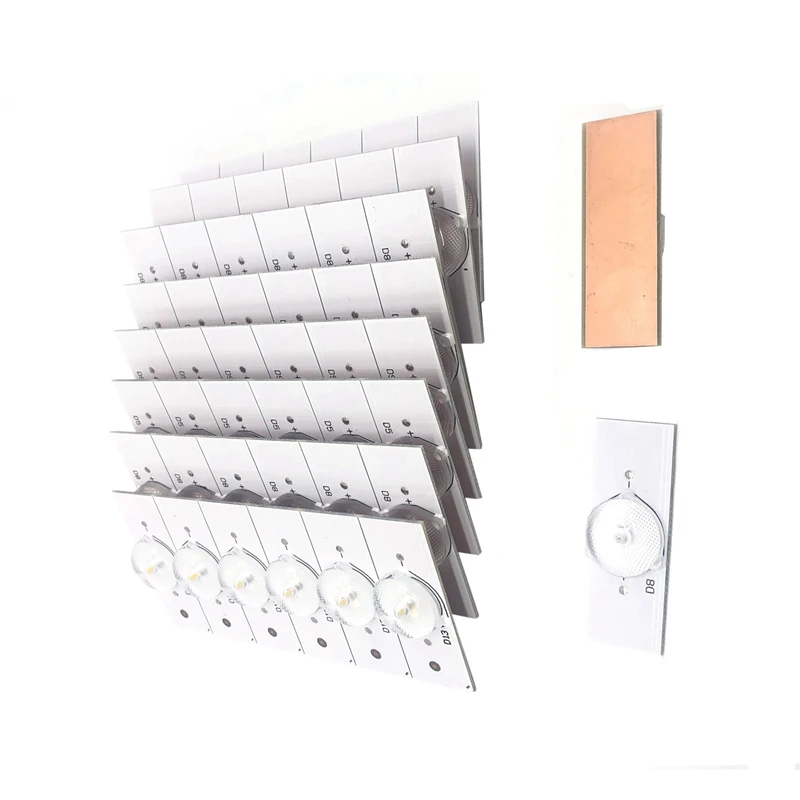 

Promotion! 50PCS 3V SMD Lamp Beads with Optical Lens Fliter for LED TV Repair Led Light Strip Part