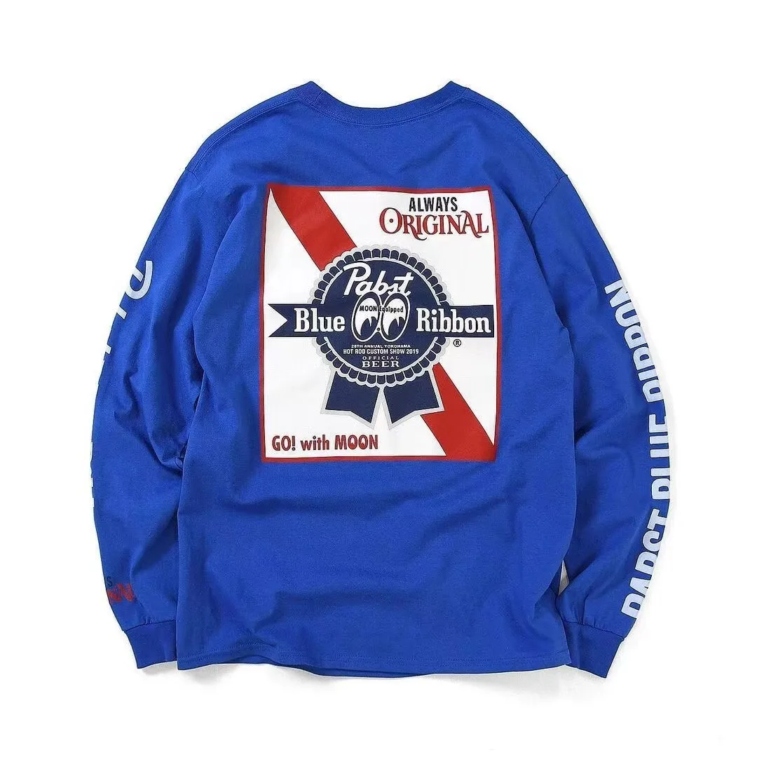 

Толстовка мужская с капюшоном, свободная уличная одежда с рисунком пламени, худи с Лунными глазами в японском стиле, повседневная одежда, ос...