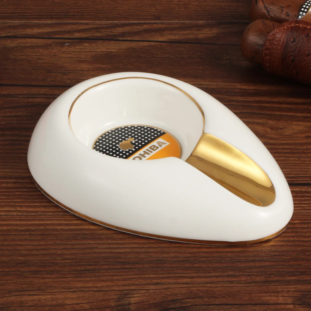 COHIBA портативная керамическая пепельница для сигар пепельницы дома автомобиля