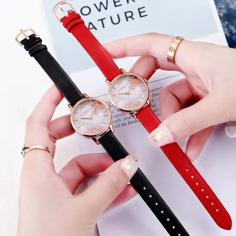 

High Quality Fashion Flower Designer Women Watches Quartz Luxury Brand Waterproof Small Ladies Watch Chic Casual Wristwatch