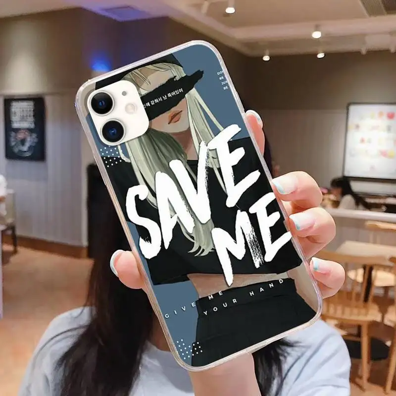 

pepakomi Bts Perfect black Phone Case For iphone 5s 6 7 8 11 12 plus xsmax xr pro mini se Transparent Cover Fundas Coque