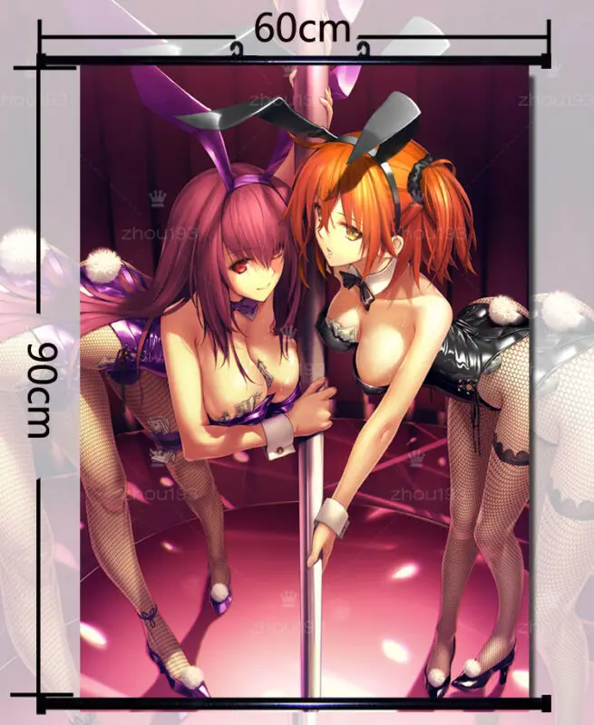 

Аниме Fate Grand Order Scathach настенный плакат, домашний декор, 60*90 см настенный плакат, холщовая картина, висячий плакат из массива дерева