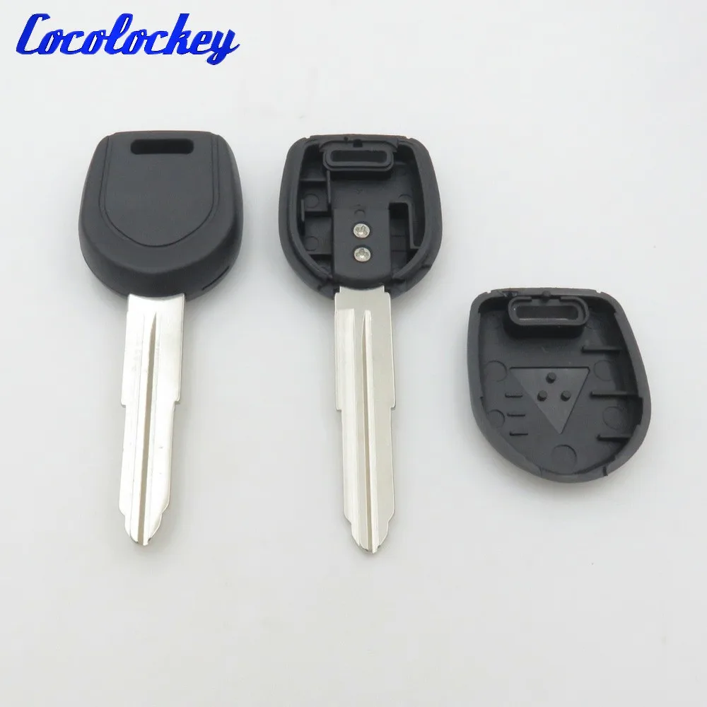Cocolockey 10 шт./лот ключ транспондер для MITSUBISHI Colt Outlander Mirage Pajero без чипа внутри правого