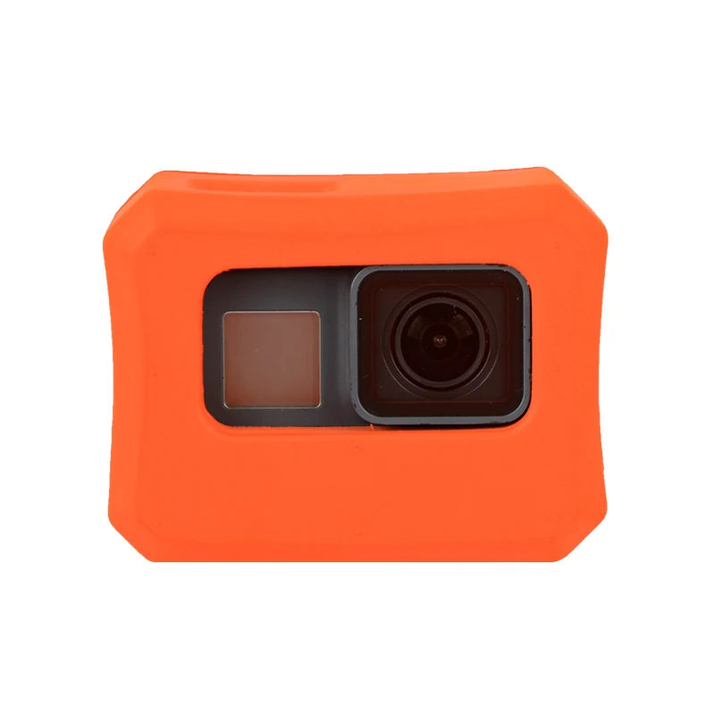 Фото Силиконовый мягкий резиновый плавающий защитный чехол для GoPro Go Pro Hero 5/Hero 6 7 Orange Силиконовый мягкий резиновый плавающий защитный чехол для GoPro Go Pro Hero 5/Hero 6 7 Orange