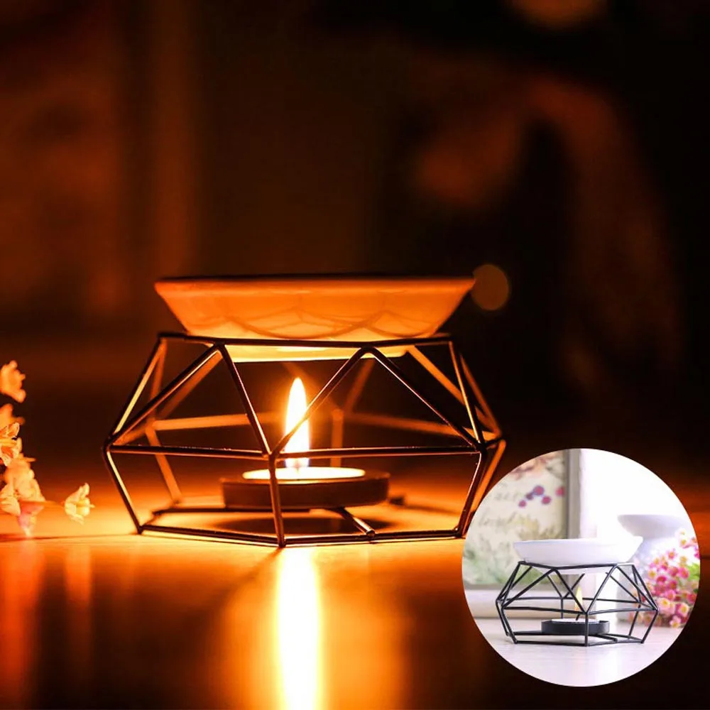 

Stainless Steel Oil Burner Candle Aromatherapy Oil Lamp Home Decorations Aroma Home Decor Aromatherapy 2.26