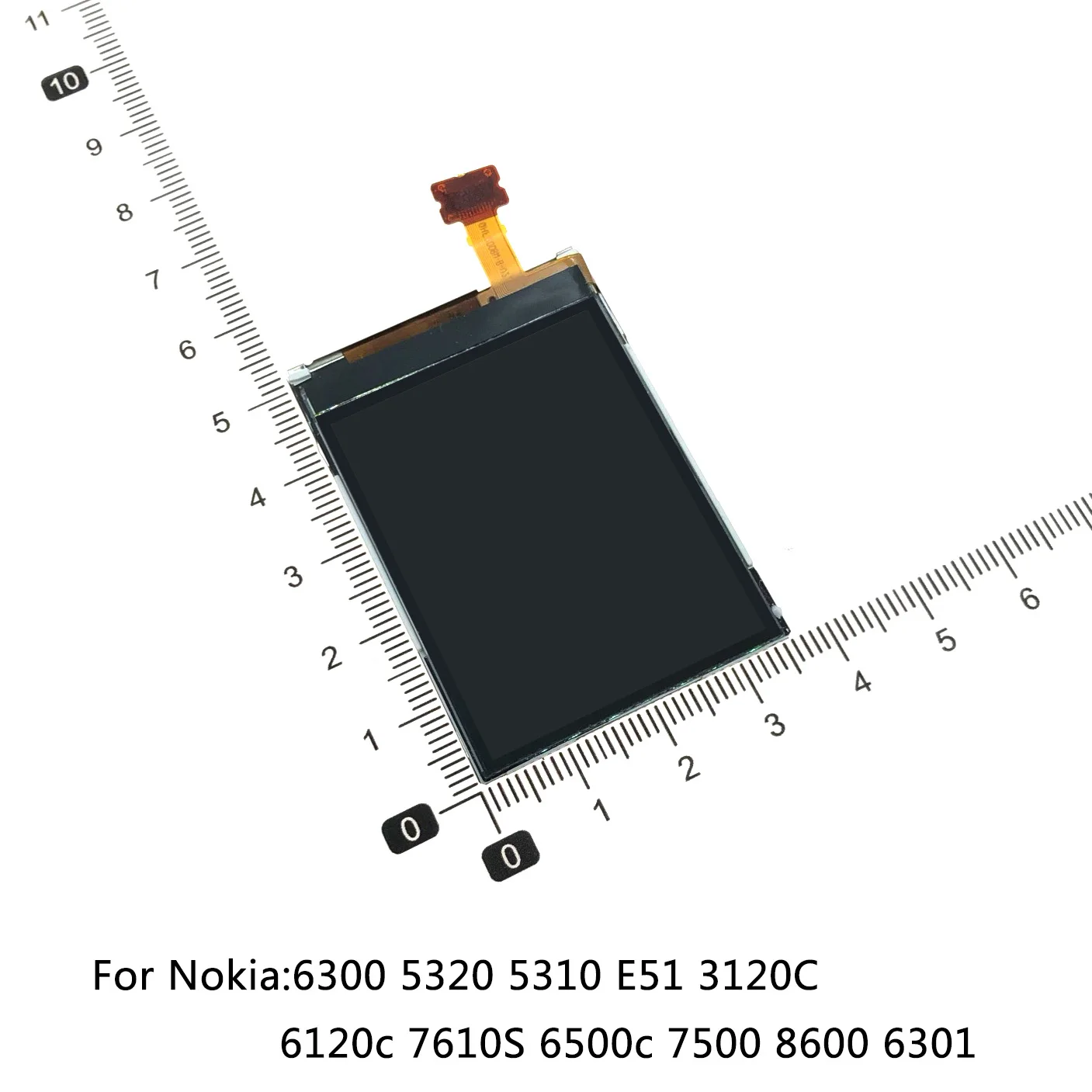 mobile phone lcd display for nokia 6300 5320 6120 e51 6500 5610 5700 6303i 6220 5630 1050 1000 c1 n105 lcd screen digitizer free global shipping