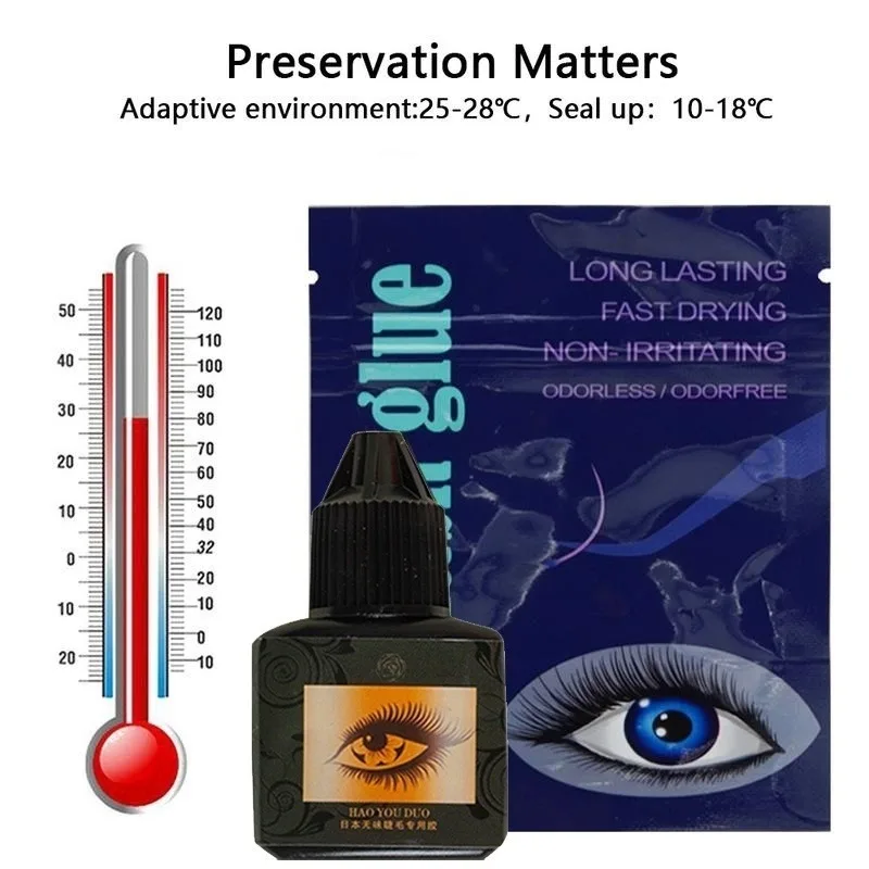 

10ML Individual Eyelashes Extension Grafting Glue Long-lasting Nature Fast Drying Adhesive False Eye Lashes Makeup Tool