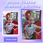 Фото на заказ алмазная живопись вышивка полная квадратная мозаика Алмазная вышивка крестиком 5D Сделай Сам подарок на день рождения
