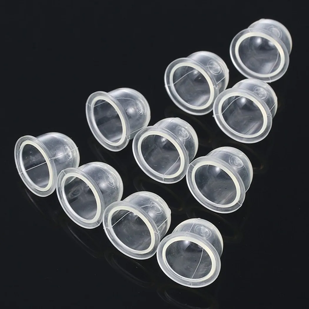 

10pcs White Transparent Petrol Primer Strimmer Fuel Bulb Pump For Hedge Strimmers Trimmer Chainsaws Clear Tool