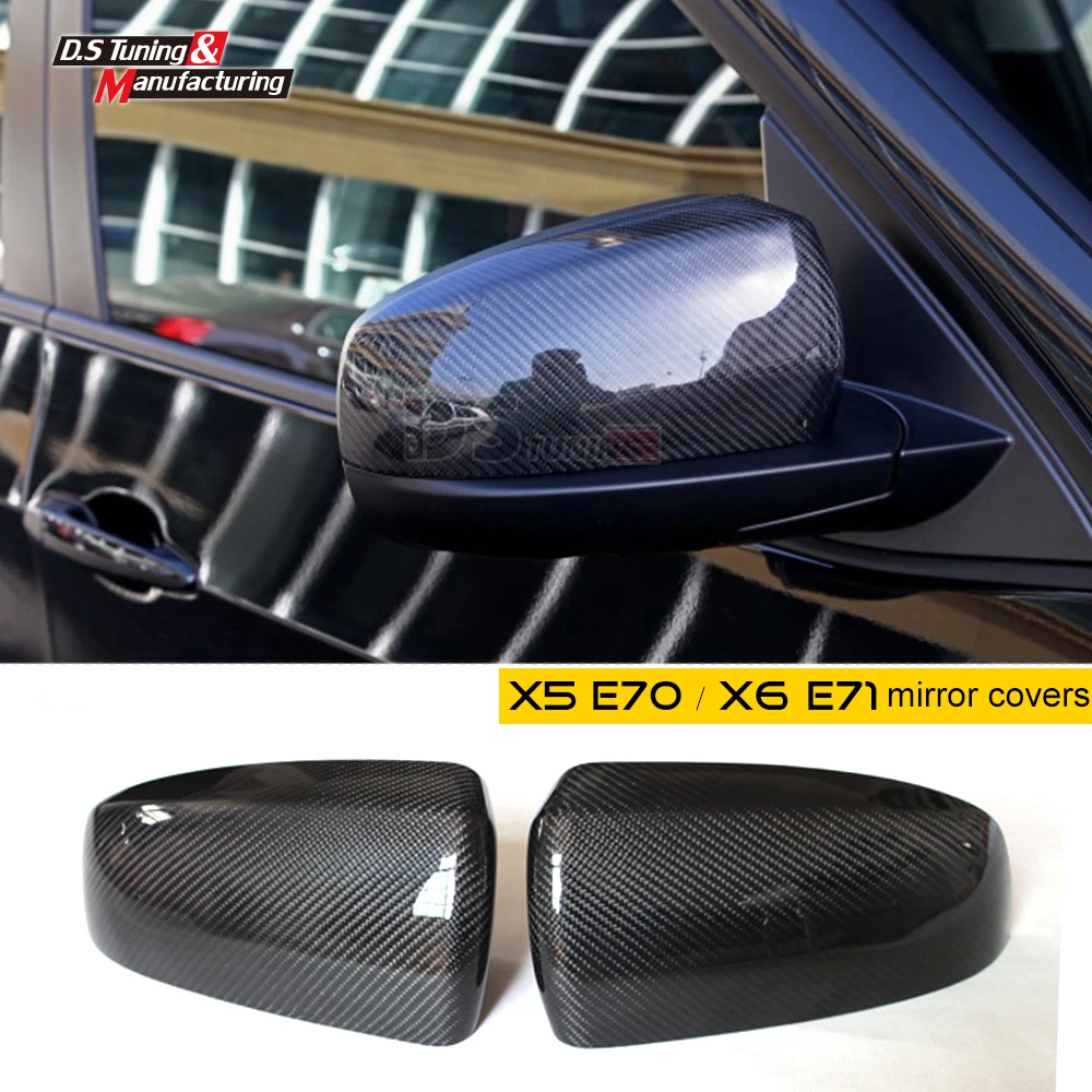 Сменные зеркальные чехлы из углеродного волокна cf для bmw f10 f30 f26 f16 x1 x3 x4 x5 x6 e90 e60|carbon