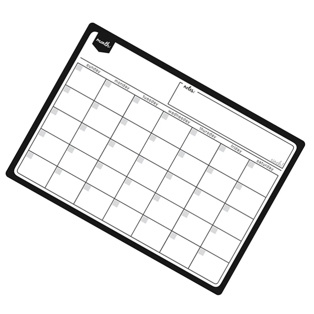 

Erasable Magnetic Plan Paste Weekly Planner Schedule Sticker Message Board for Home Shop Refrigerator (Horizontal plate 8 month