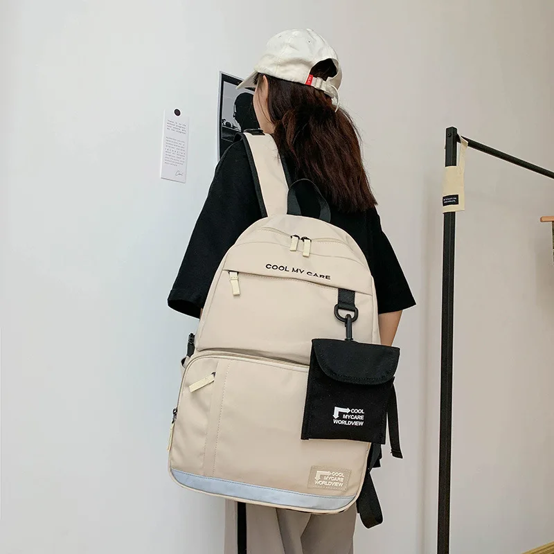 

Canvas Backpack for Women Men Travel Daypack Laptop Backpack College School Bag Student Bookbag Outdoor Rucksack for Boys Girls