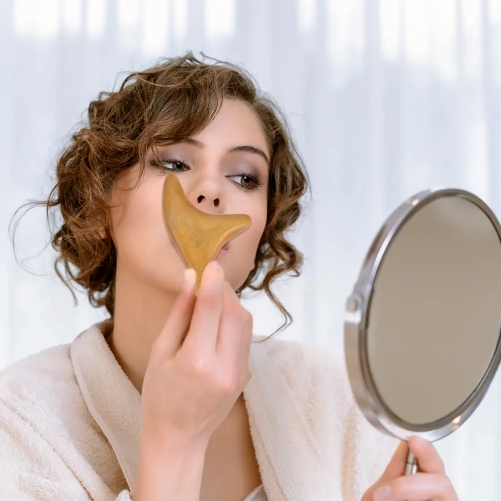 

2Pcs Practical Scraping Boards Unique Wooden Scraping Boards Scraping Tools