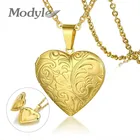 Новинка 2022, золотистый женский медальон Modyle в форме сердца из нержавеющей стали