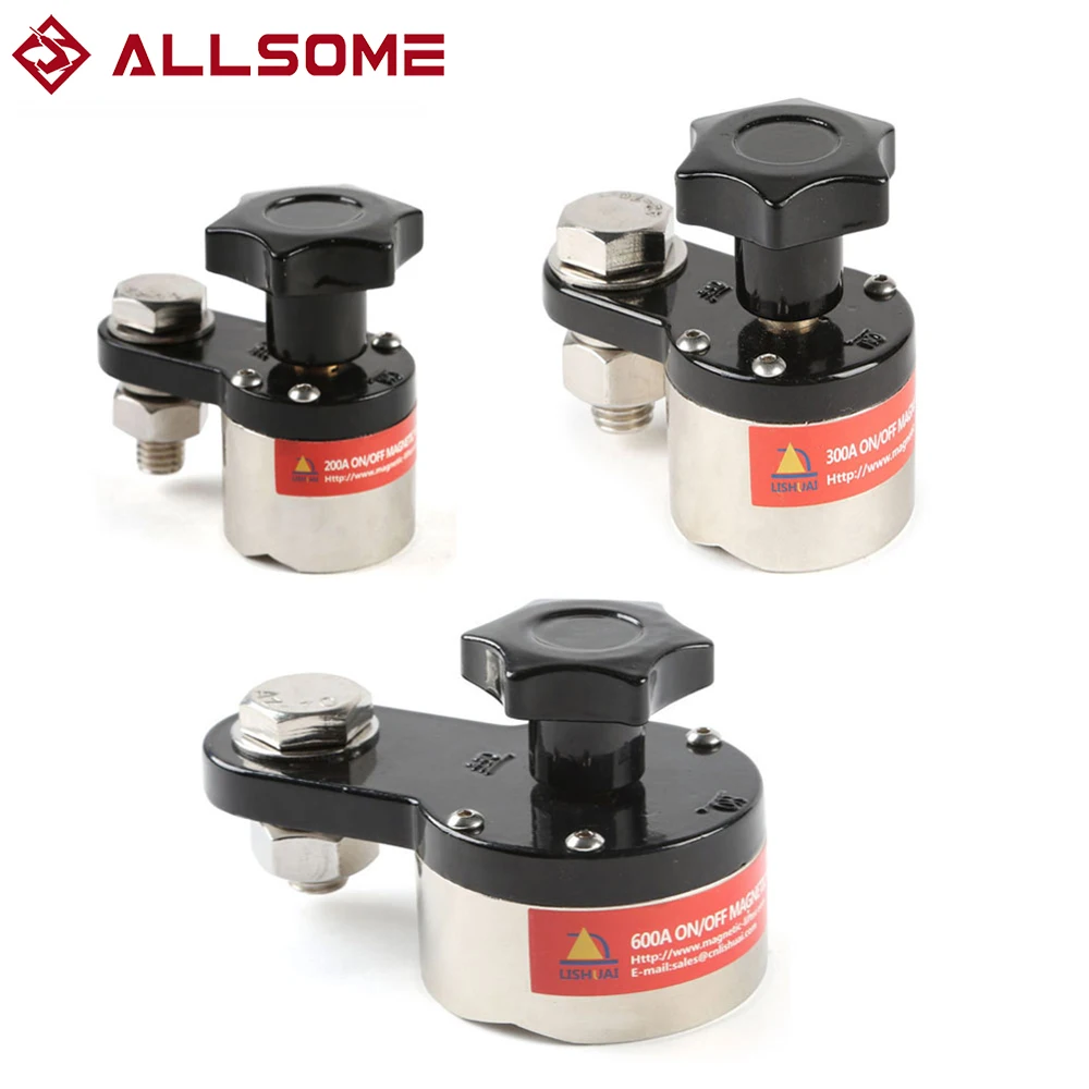 ALLSOME вкл/выкл Магнитный Заземляющий зажим редкоземельный переключаемый