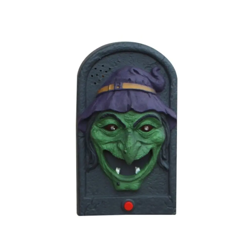Анимированный дверной звонок от злого ведьмы для глаз со звуком света реквизит