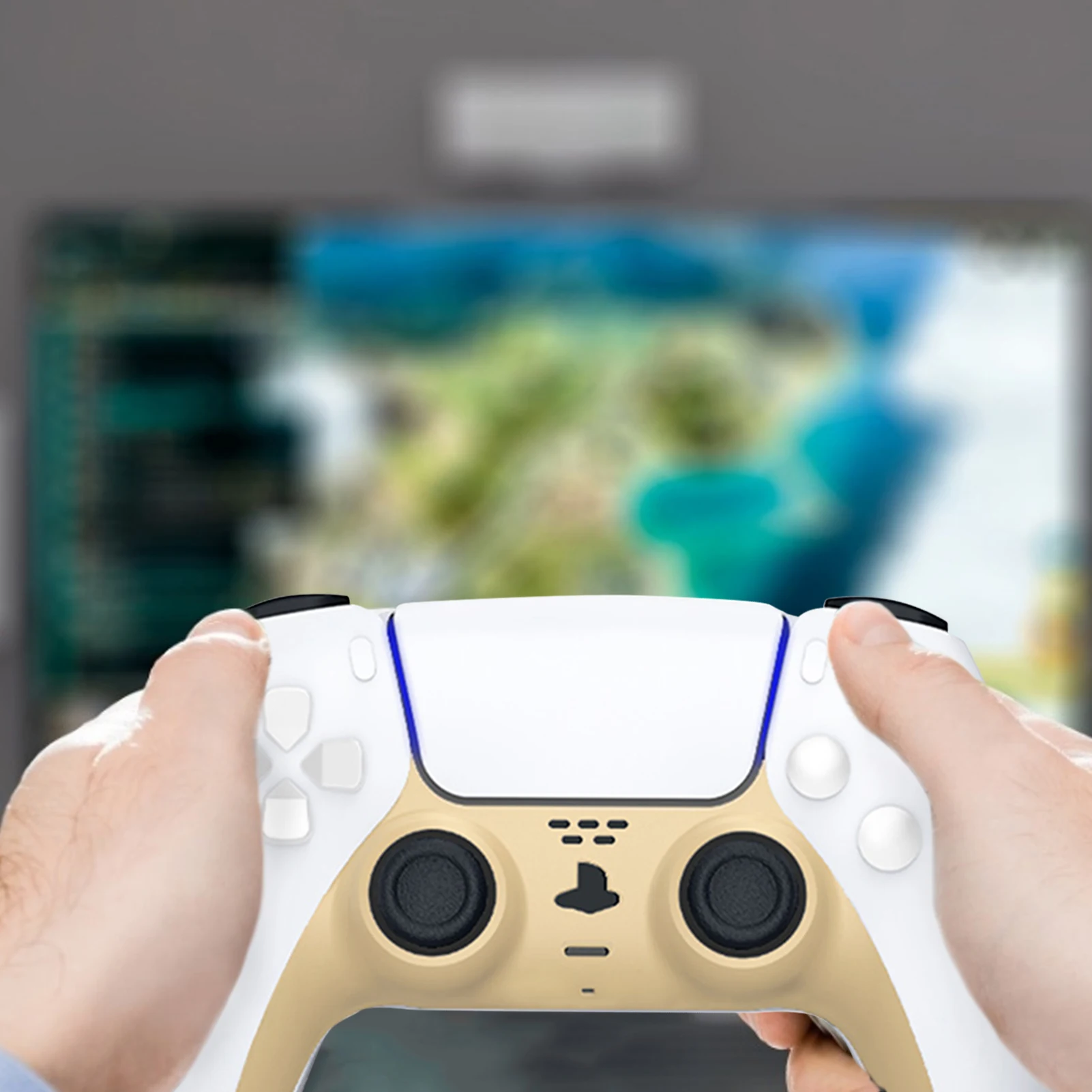 

For PS5 Games Wireless Pad Decoration Clip Game Controller Shell Protective Case Decorative Strip Consoles Games Accessories