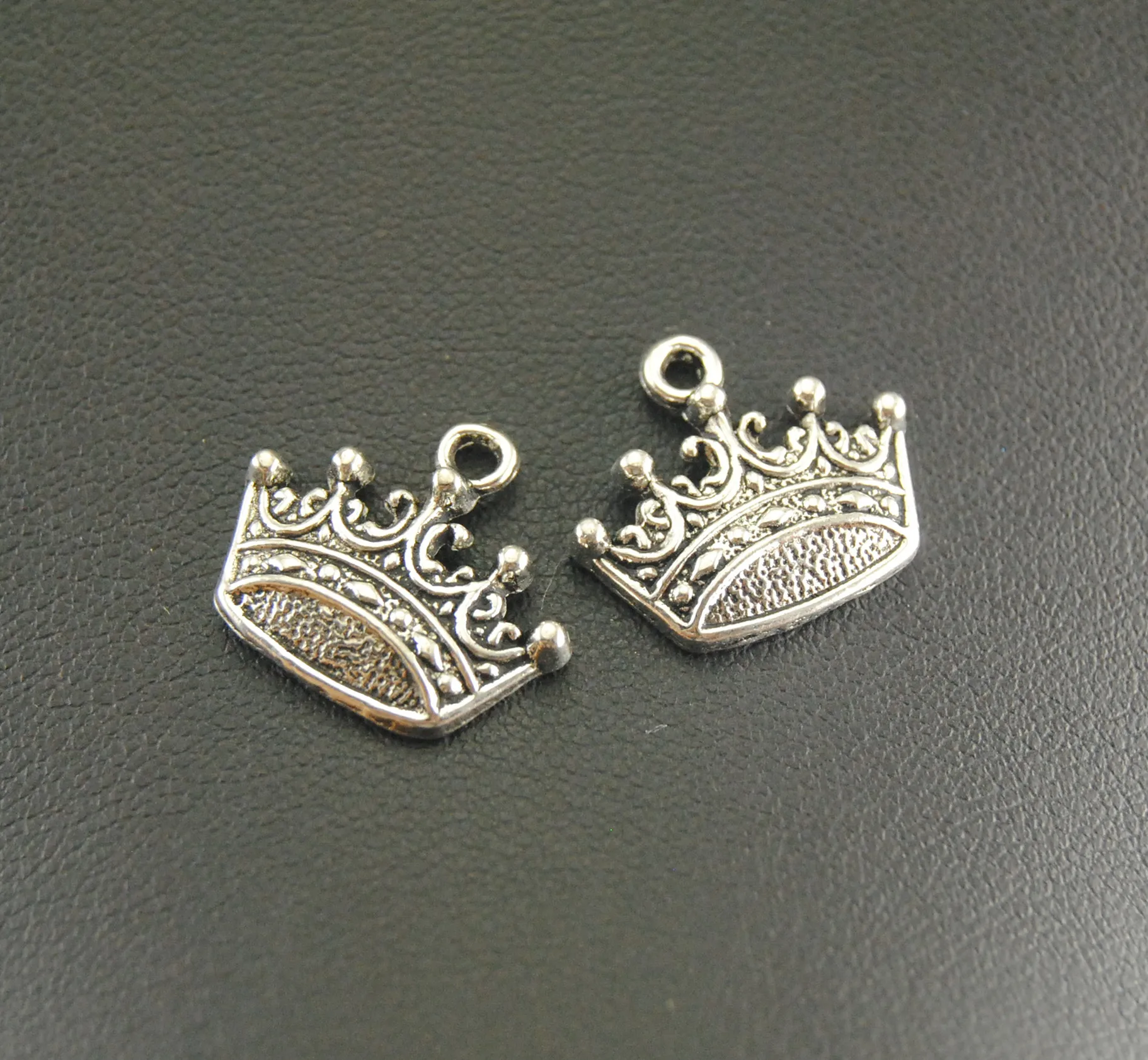 Подвески в виде императорской короны серебристого/бронзового цвета для