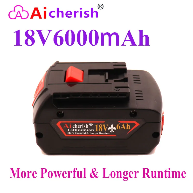 

Lithium-ion Rechargeable Battery Bosch Electric Drill 18V 10000mAh Charger BAT609 BAT609G BAT618 BAT618G BAT614 18V Charger