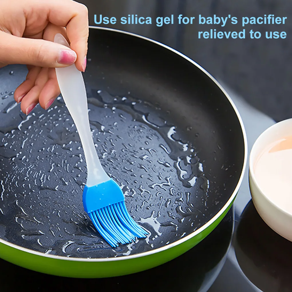 

1pc Cake Baking Brush Home DIY Silicone Tools Eco-Friendly Bread Oil Cream Cooking Basting Brush Silicon Kitchen Barbecue Brush