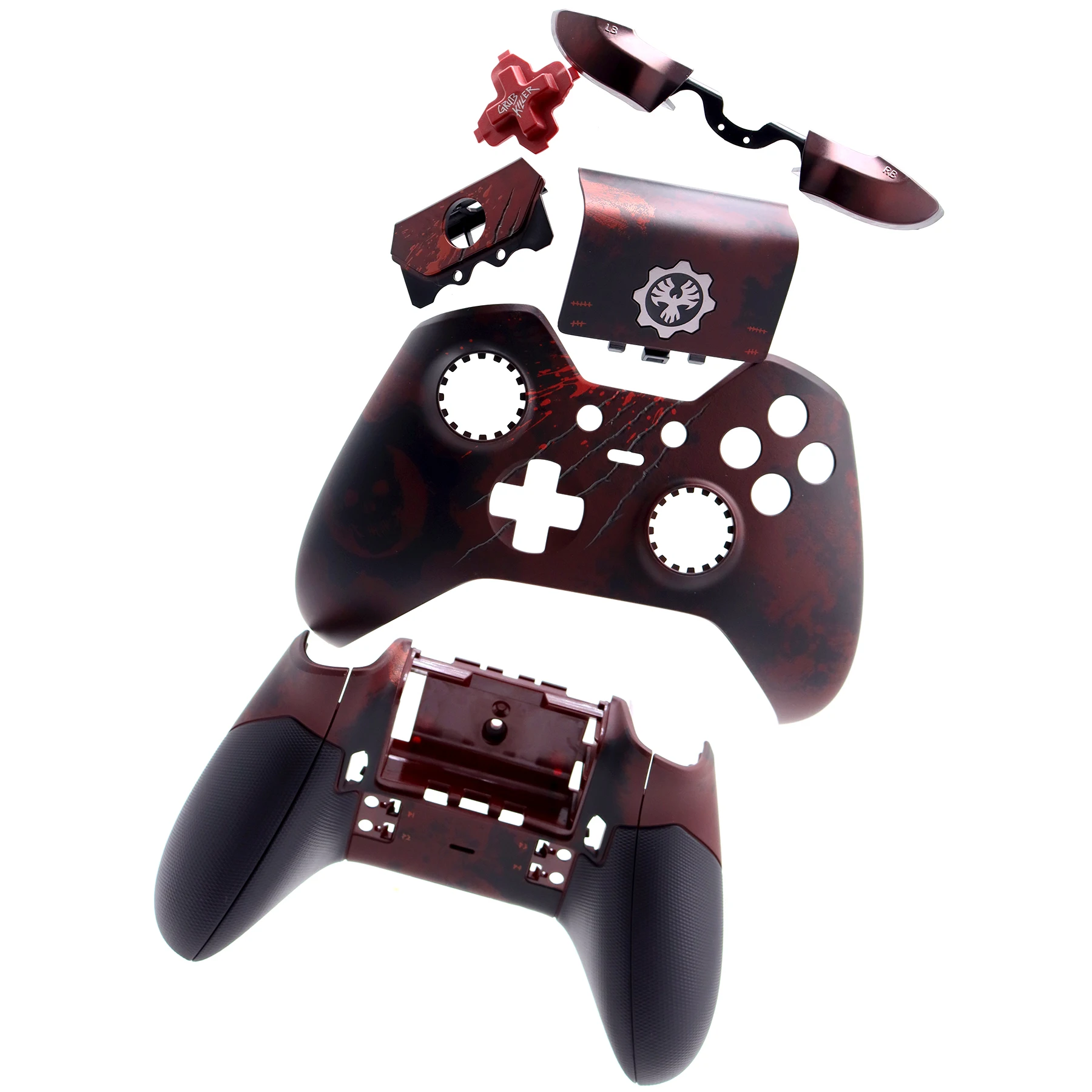 Полный комплект корпуса w/ LB RB бампер/ручки/крышка аккумулятора/DPad для