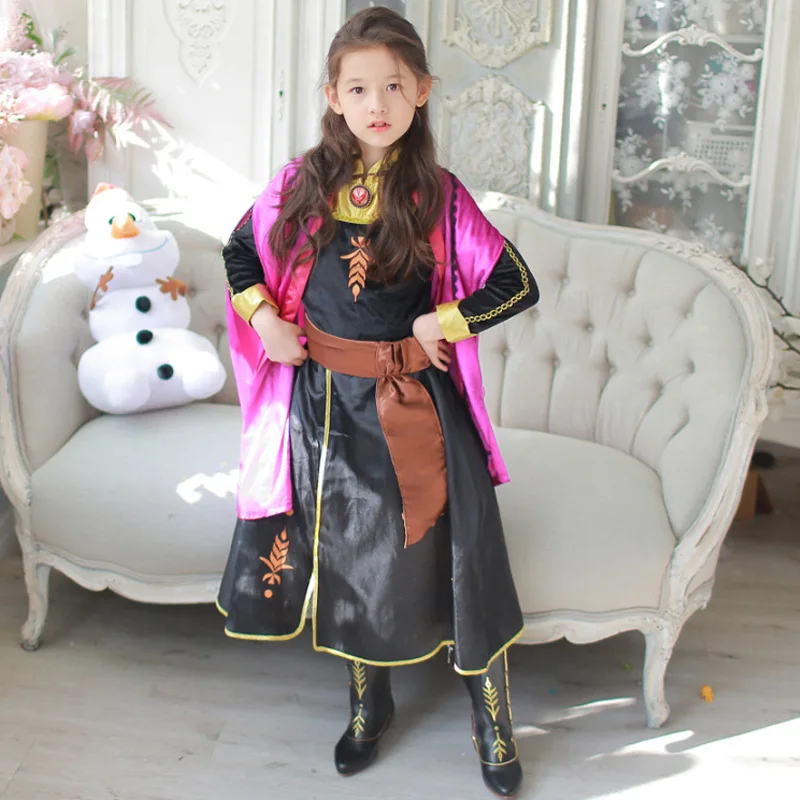 

Christmas Party Costume Birthday Dress Children's Wear Queen Cartoon Princess Dress Beautiful Girls Elegant Clothing