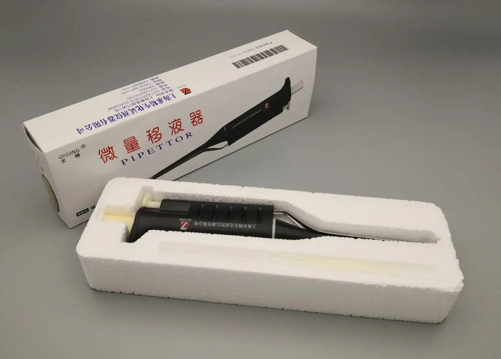

1 шт. QiuJing Lab black IV-type пятидиапазонная Регулируемая пипетта микрорегулируемая пипетка