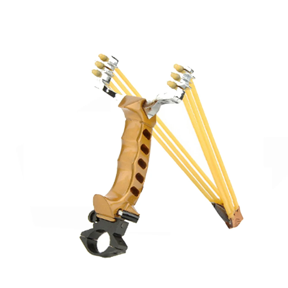

Powerful Hunting Slingshot With Rubber Band Tubing Catapult Professional Tactical Pocket Target Sling Shot Ball