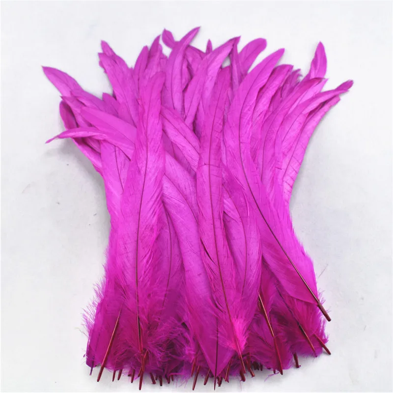 

Wholesale 100Pcs Natural Rooster Tail Feathers 25-30CM Pheasant Feathers for Crafts Wedding Decoration DIY Jewelry Craft Clothes