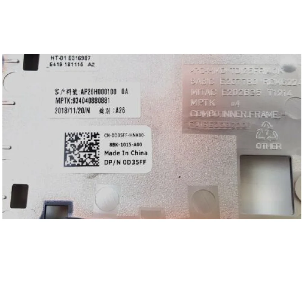 Новинка рамка кронштейна для DELL Latitude E5580 5580 0D35FF 02C92C