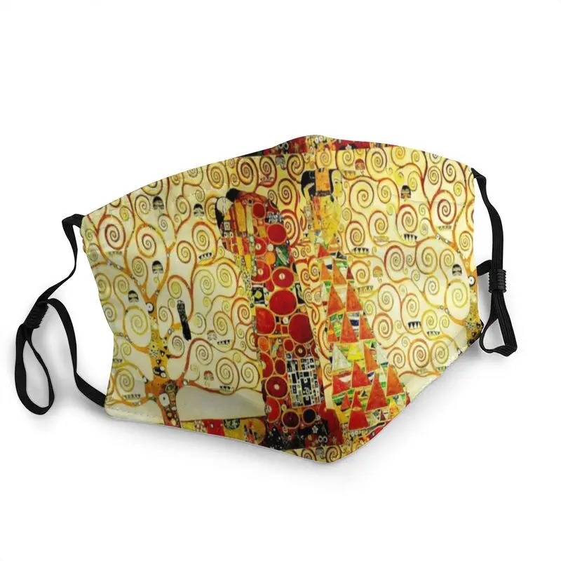 

Reusable The Tree Of Life By Gustav Klimt Mask Painting Art Anti Haze Protection Cover Mask Respirator Muffle