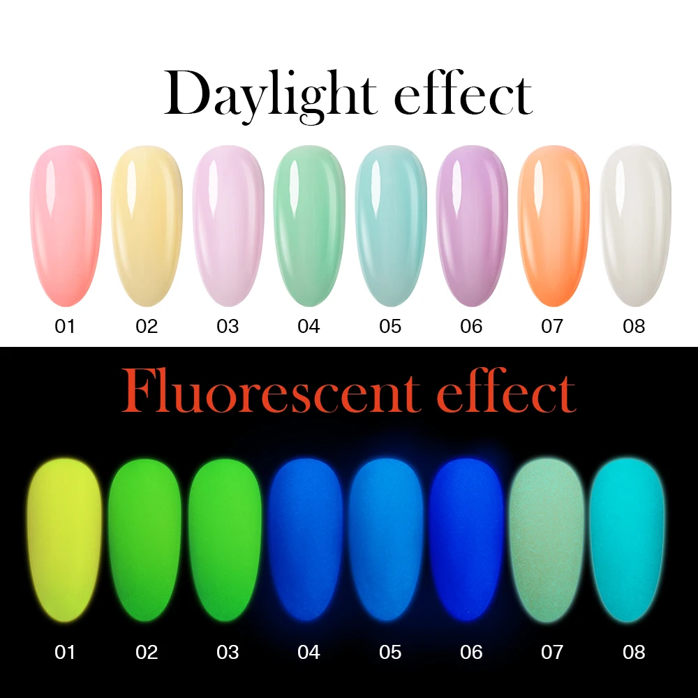 Modelones Новый светящийся Гель-лак для ногтей замачиваемый УФ/светодиодный