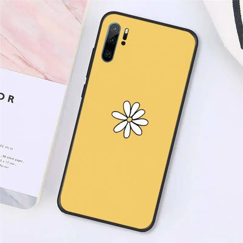 

Great Art Yellow Aesthetic pattern Phone Case For Huawei honor Mate P 10 20 30 40 Pro 10i 9 10 20 8x Lite Y91C V17 6.38 6.44