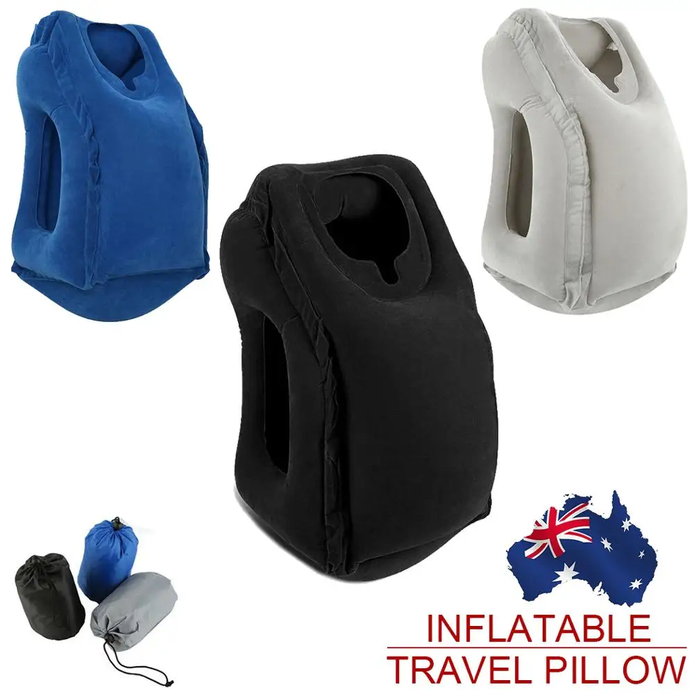 Inflatable pillow Air Cushion travel pillows | Дом и сад
