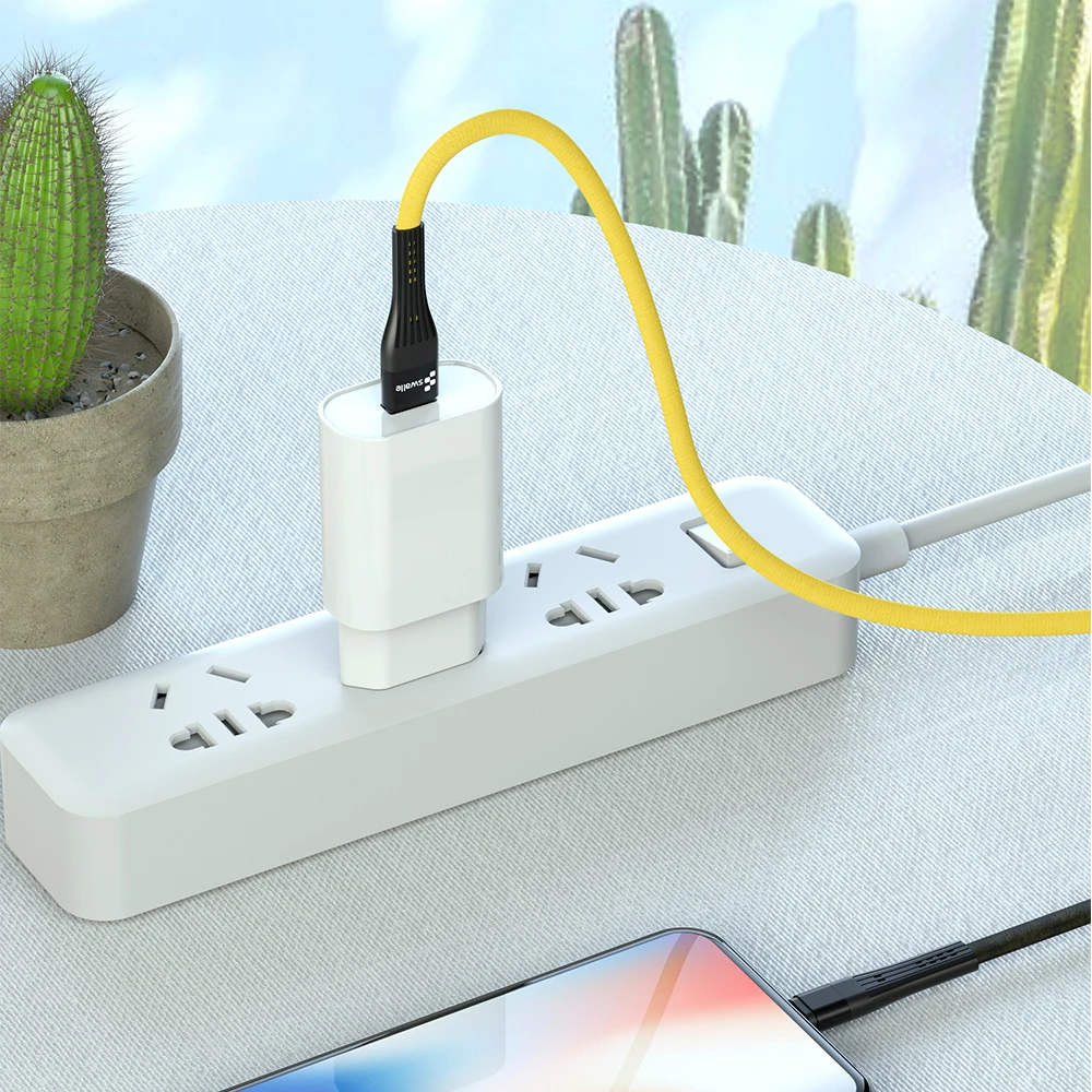Swalle 3A USB кабель для зарядки Micro usb type-C кабель для iPhone X 8 7 6 Xiaomi huawei samsung S9 S8