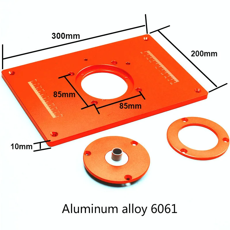 Insert Plate 600 мм/800 мм алюминиевый профиль забор 75 мм высота с Т-образными дорожками и скользящими кронштейнами торцевой забор соединитель для деревообработки - Цвет: Insert Plate