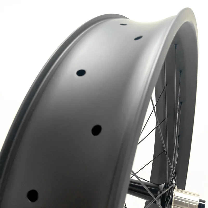 26er толстые велосипедные карбоновые колеса 80x25 мм бескамерные Powerway M74 150x15 197x12
