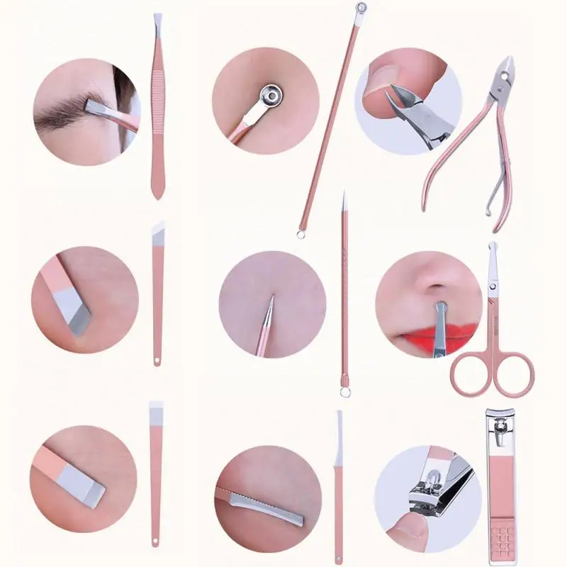 Маникюрные наборы косметические щипчики для ногтей маникюрные ножницы 18