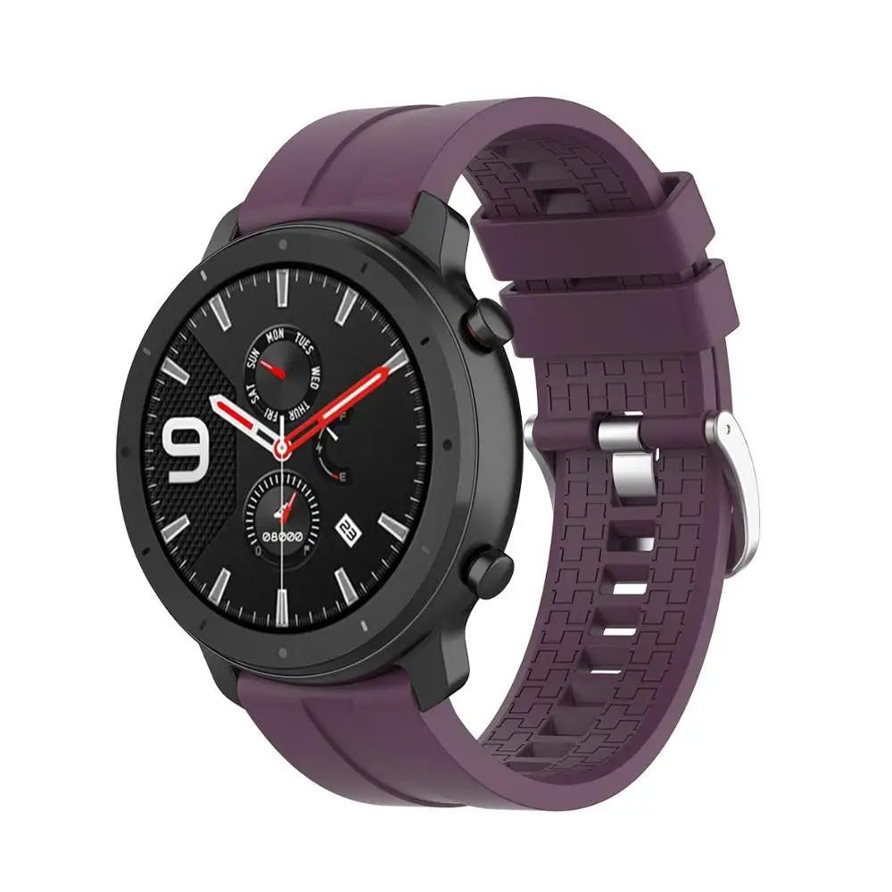 Силиконовый ремешок hero iand 22 мм для huawei watch GT 46 мм ремешки для huami Amazfit GTR 47 мм smartwatch Браслет