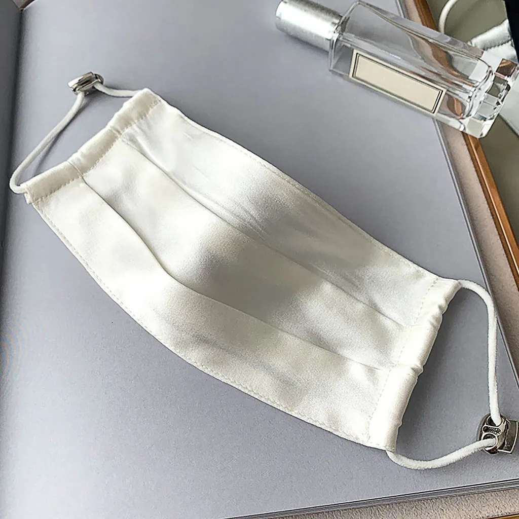 Маска для Лица Шарф Mascarilla Mascarar атласная маска лица Pm2.5 с активированным углем
