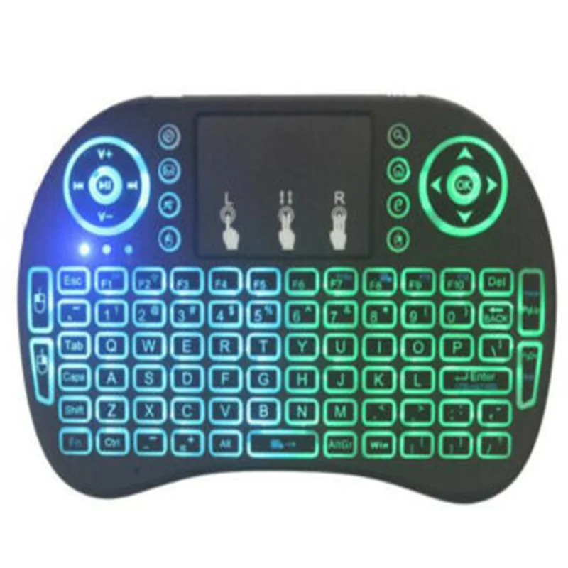 Беспроводная клавиатура 2 4G с сенсорной панелью воздушная мышь Цветной