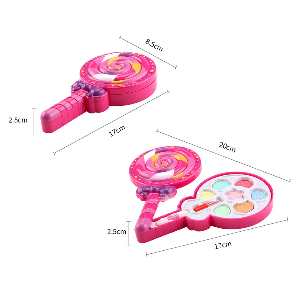 

Kids Make Up Toy Set Princess Pretend Play Pink Makeup Beauty Safety Kit Toys For Children Kid Girls Dressing Cosmetic Gifts
