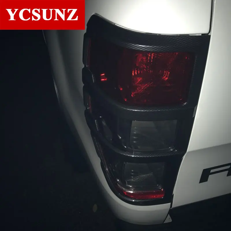 Чехол из углеродного волокна для Ford Ranger T6 T7 t8 2012 2019 2020|light cover|lights stylelight exterior |