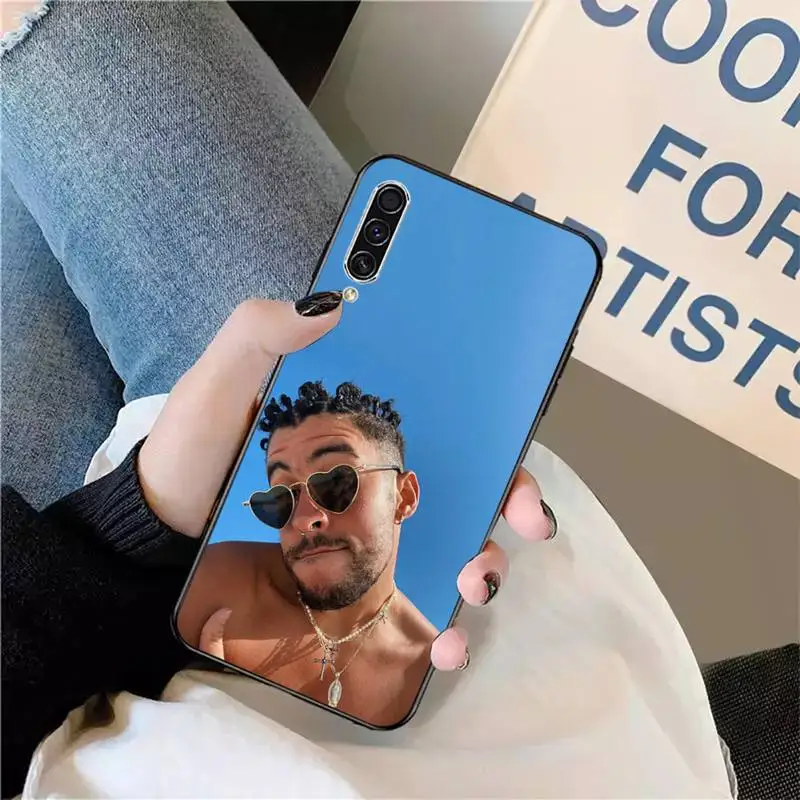 

bad bunny Latin male singer Phone Case For Samsung galaxy S 9 10 20 A 10 21 30 31 40 50 51 71 s note 20 j 4 2018 plus