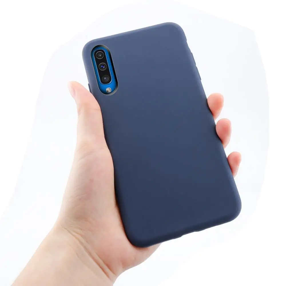 Чехол для Samsung Galaxy A50 Note 10 мягкий силиконовый тонкий ТПУ чехол карамельных цветов