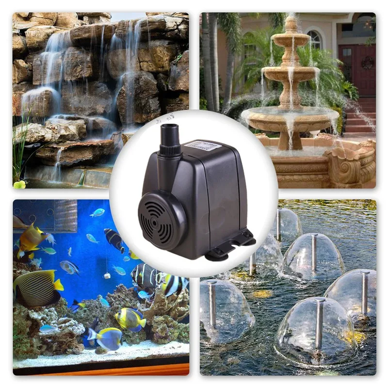 

Multifunctional Aquarium Water Pump Submersible Fountain Water Pump Filter Circultaion Pump For Pond Garden Fountain Fish Tank