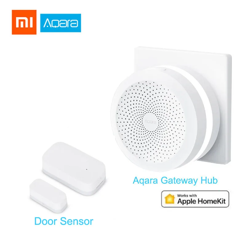 door gateway XiaomiAqara Смарт Домашняя одежда s шлюз концентратора оконные и дверные профили Сенсор человеческого тела Беспроводной переключатель Температура воды влажности Сенсор домашняя одежда - Цвет: door gateway