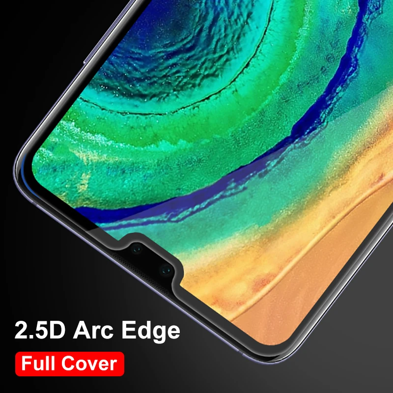 Cubierta completa de vidrio templado para Oppo Realme XT, Protector de pantalla, pegamento completo, vidrio Protector para Oppo Realme XT X2, vidrio Real Me XT-2