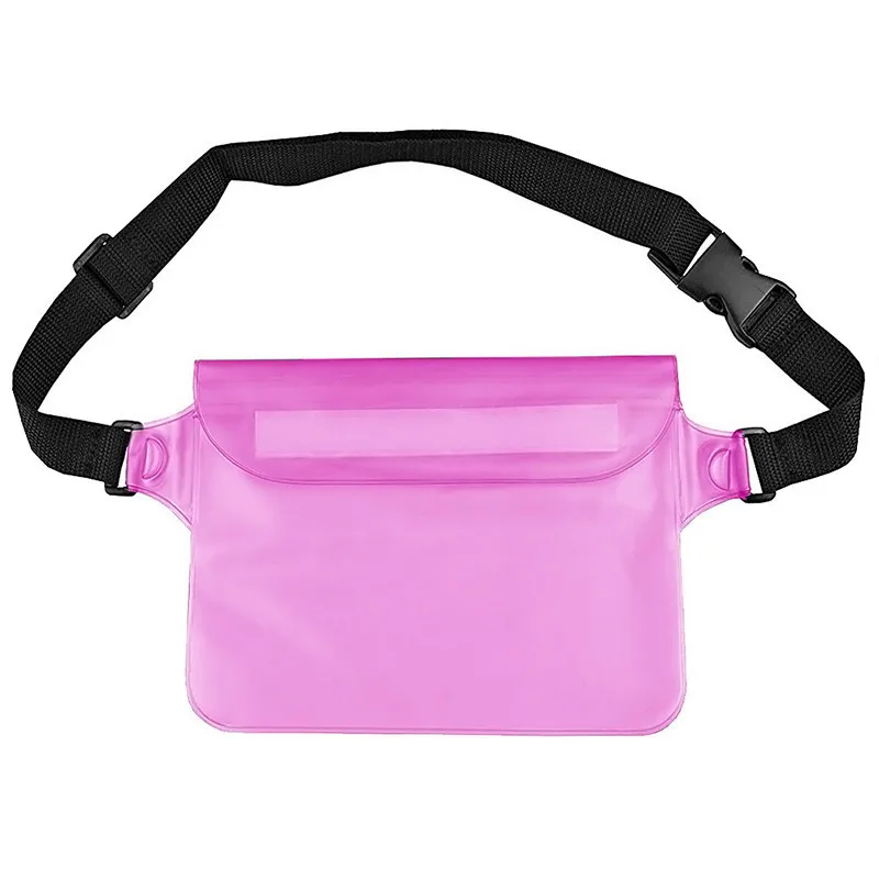 

Unisex Waterproof Bag Phone Pouch Adjustable Waist Bag Fanny Pack Underwater Mobile Phone PVC Dry Case